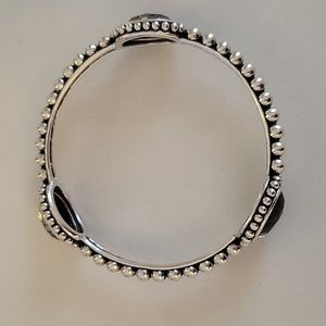 Lagos bangle,black onyx